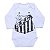 Body Bebê Santos Manga Longa Estampa do Escudo Oficial - Imagem 2