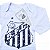 Body Bebê Santos Manga Longa Estampa do Escudo Oficial - Imagem 3