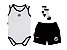 Kit Body Shorts e Meia Santos Infantil Oficial - Imagem 1