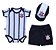 Uniforme Bebê Corinthians Body Shorts e Boné Oficial - Imagem 1