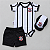 Uniforme Bebê Corinthians Body Shorts e Boné Oficial - Imagem 2