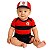 Uniforme Bebê Flamengo Body Shorts e Boné Oficial - Imagem 1