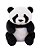 Ursinho Panda Pelúcia Sentado 20cm - Imagem 1