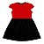 Vestido Flamengo Infantil Canelado Torcida Baby - Imagem 3