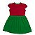 Vestido Infantil Fluminense Canelado Torcida Baby - Imagem 3