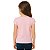 Camisa Infantil Santos Baby Look Rosa Oficial - Imagem 2