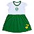 Vestido Infantil Palmeiras Canelado Torcida Baby - Imagem 1