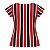 Camisa Bebê São Paulo Baby Look Listrada Oficial - Imagem 3