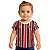 Camisa Bebê São Paulo Baby Look Listrada Oficial - Imagem 1
