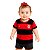 Camisa Bebê Flamengo Baby Look Listrada Oficial - Imagem 1