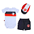 Kit Bebê Flamengo Body Shorts e Boné Oficial - Imagem 1