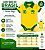 Body Bebê do Brasil Polo Amarelo Torcida Baby - Imagem 2