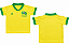 Camiseta Bebê Brasil Amarela Torcida Baby - Imagem 3