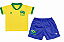 Uniforme Bebê do Brasil Amarelo Camisa e Shorts Torcida Baby - Imagem 3