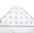Toalha De Banho Soft Com Capuz Estampada Star Cinza Papi - Imagem 4