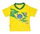 Camiseta Infantil Santos Brasil Amarela Oficial - Imagem 1