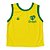 Camiseta Infantil Brasil Regata Amarela Torcida Baby - Imagem 1
