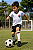 Meião Infantil Campo Vitória Branco Oficial - Imagem 3