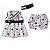 Vestido Bebê Corinthians  com Shorts e Tiara Oficial - Imagem 2