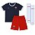 Uniforme Infantil Vitória Conjunto Artilheiro Preto Oficial - Imagem 3