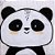 Toalha De Banho Soft Capuz Bordado Panda Papi - Imagem 4
