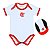 Kit Bebê Flamengo 2 Peças com Body e Boné Oficial - Imagem 1