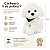 Cachorro Pelúcia Branco Com Lenço no Pescoço 34cm - Imagem 2