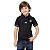 Camisa Polo Infantil Vasco Preta Oficial - Imagem 1