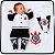Kit Bebê Corinthians Maternidade Macacão Manta Flâmula 3 Pçs - Imagem 1
