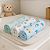 Cueiro Flanelado Estampado 80x50Cm Com 3 Pçs Azul - Imagem 2