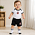 Kit Bebê Corinthians Conjunto Body Shorts e Meia Oficial - Imagem 2