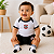 Kit Bebê Corinthians Conjunto Body Shorts e Meia Oficial - Imagem 1