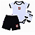 Kit Bebê Corinthians Conjunto Body Shorts e Meia Oficial - Imagem 4
