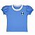 Camisa Infantil Grêmio Baby Look Azul Oficial - Imagem 2