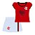 Conjunto Infantil Flamengo Short Saia Oficial - Imagem 3