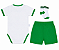Kit Conjunto Bebê Palmeiras Body Shorts e Meia Oficial - Imagem 4