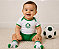 Kit Conjunto Bebê Palmeiras Body Shorts e Meia Oficial - Imagem 2