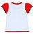 Camisa Baby Look Flamengo Infantil Feminina Oficial - Imagem 3