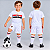 Uniforme São Paulo Infantil Branco Kit Com 3 Pçs Oficial - Imagem 1