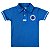 Camisa Polo Infantil Cruzeiro Azul Oficial - Imagem 1