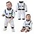 Macacão Bebê Astronauta Infantil Traje Espacial Branca - Imagem 1