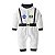 Macacão Bebê Astronauta Infantil Traje Espacial Branca - Imagem 2