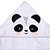 Toalhão De Banho Com Capuz Bordado Panda 1,10mx80cm Papi - Imagem 2