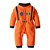 Macacão Bebê Astronauta Infantil Traje Espacial Laranja - Imagem 2