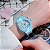 Relógio de Pulso Infantil  Redondo Colorido Com Led - Imagem 2
