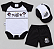 Conjunto Bebê Santos Body Shorts e Boné Oficial - Imagem 2
