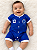 Macacão Cruzeiro Bebê Curto Azul - Torcida Baby - Imagem 1