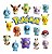 Box Com 12 Bonecos Pokémon Face + Pokébola Muda Rosto - Imagem 2
