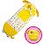 Saco de Dormir Infantil Cachorrinho Amarelo 135 x 52cm - Imagem 1