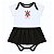 Body Vestido Corinthians Bebê Oficial Torcida Baby - Imagem 3